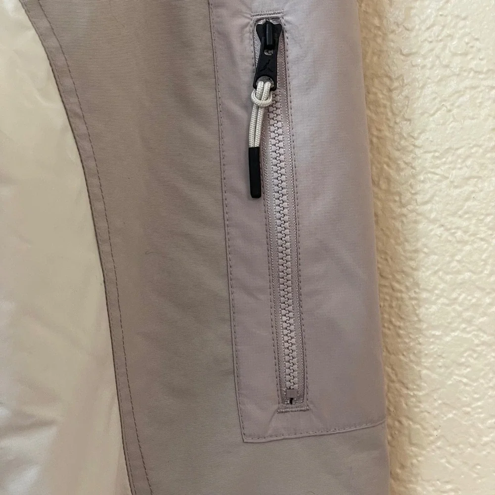 Jordan 23 Engineered Pullover Jacket‎ Gray Nylon Side Zip Pocket Mens
